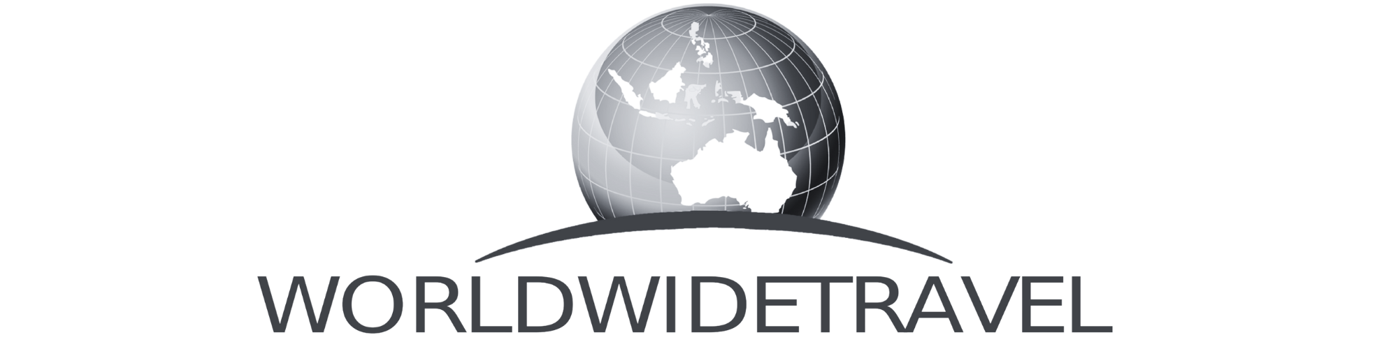 World Wide Travel Logo_B&W_500x2000